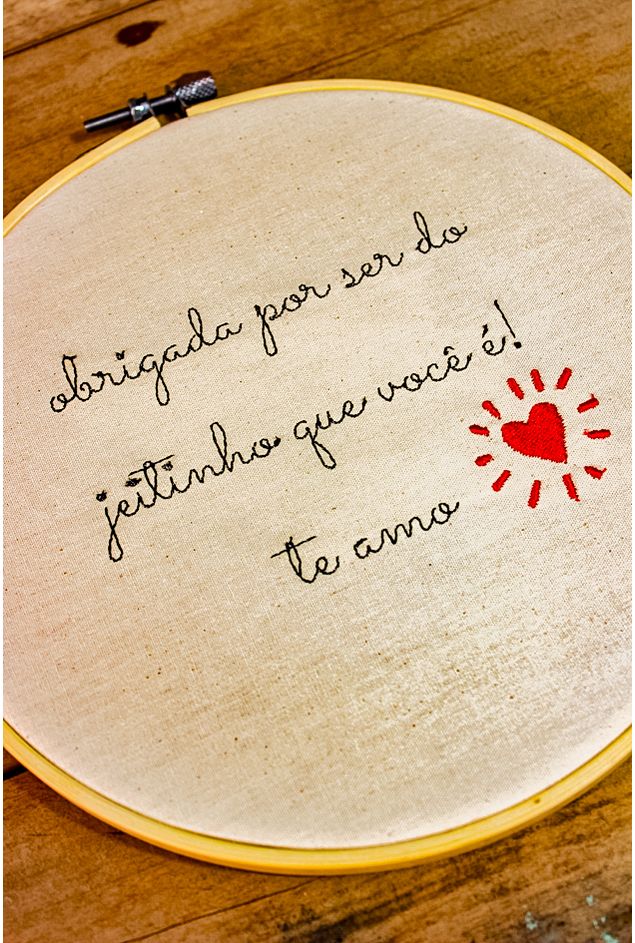 Bastidor Bordado Jeitinho que Voce E - Mimo Galeria -1-